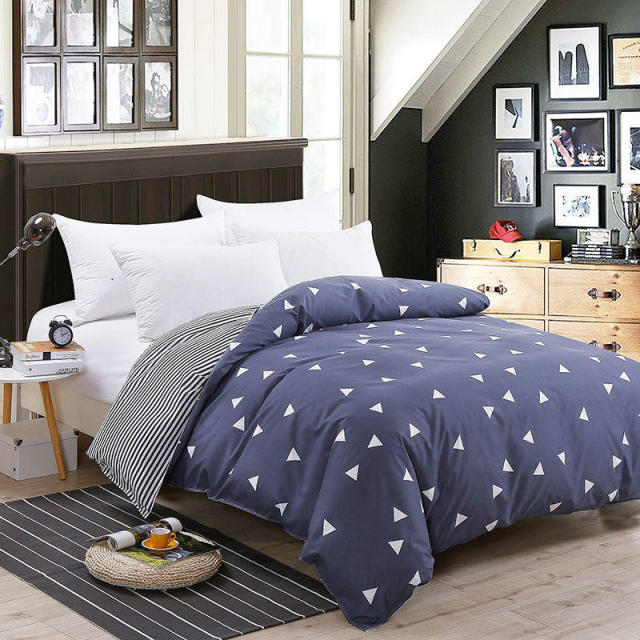 Striped duvet cover